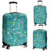 Archery Pattern Print Luggage Cover Protector-grizzshop