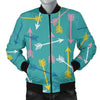 Archery Pattern Print Men's Bomber Jacket-grizzshop