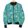 Archery Pattern Print Men's Bomber Jacket-grizzshop