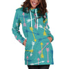 Archery Pattern Print Women Hoodie Dress-grizzshop