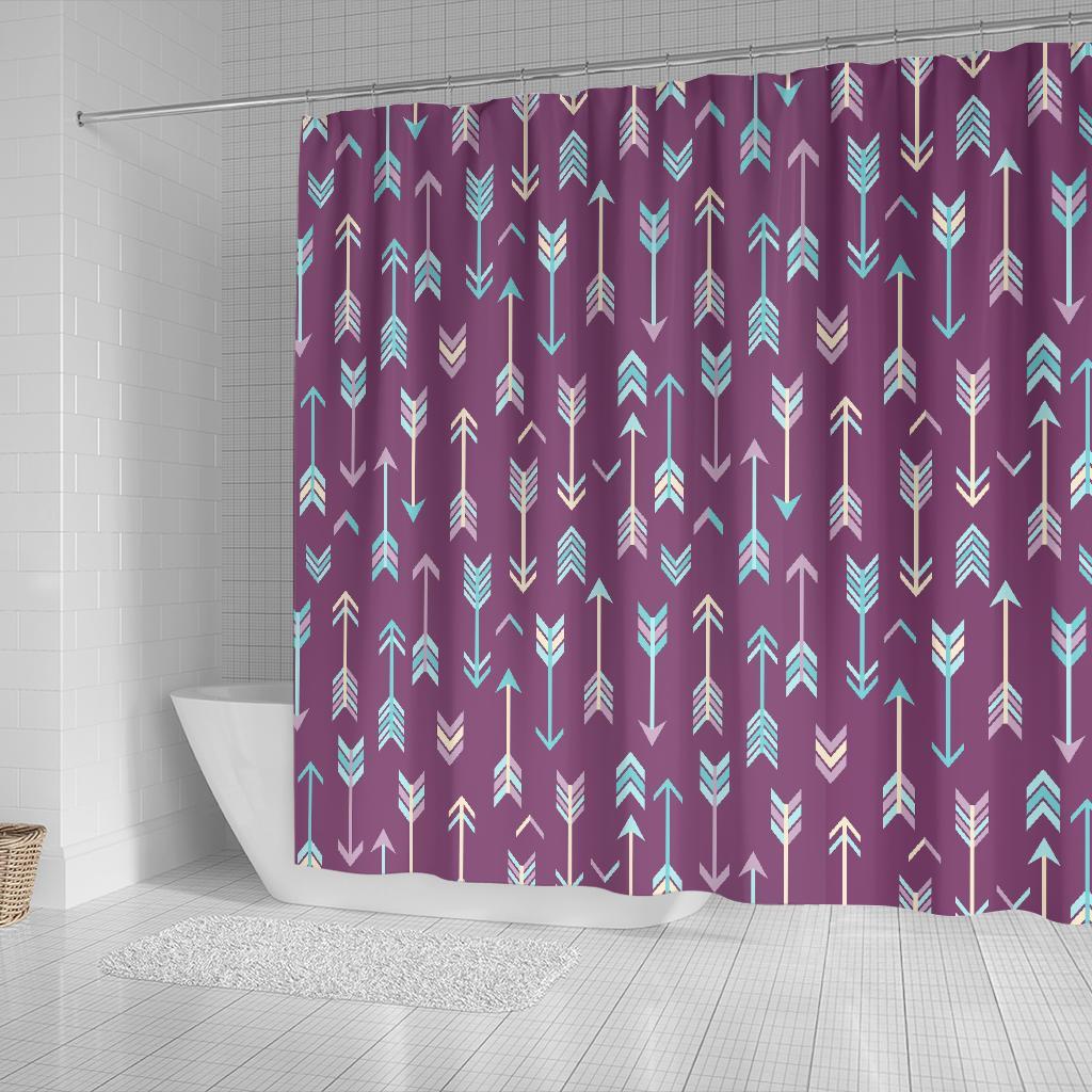 Archery Print Pattern Bathroom Shower Curtain-grizzshop