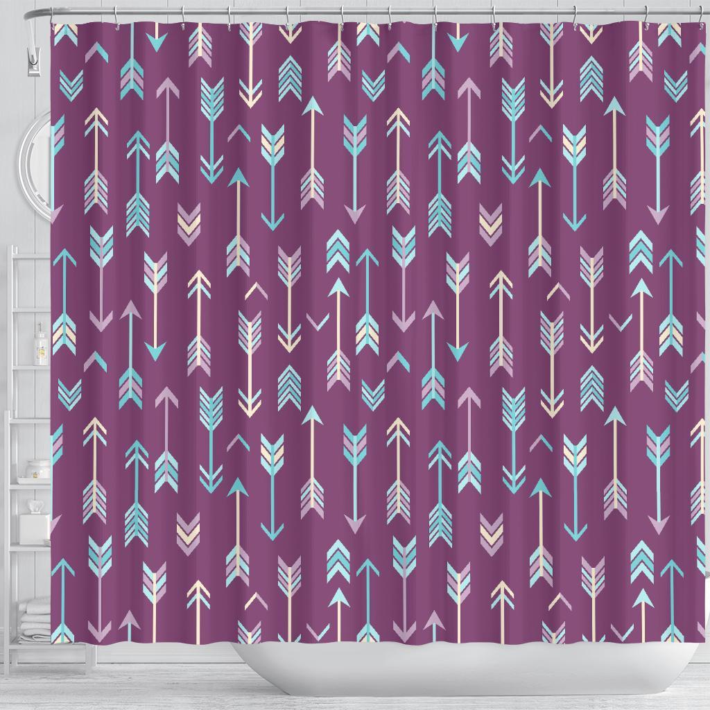 Archery Print Pattern Bathroom Shower Curtain-grizzshop