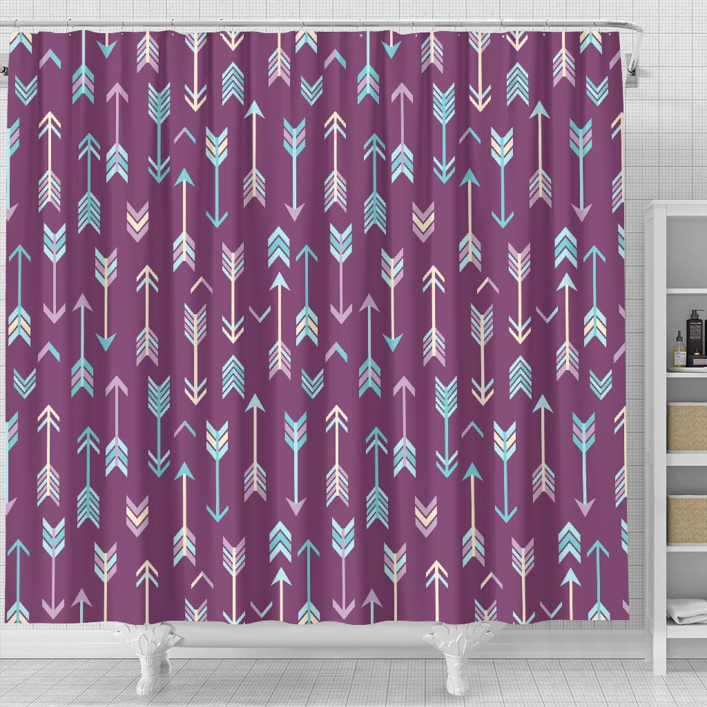 Archery Print Pattern Bathroom Shower Curtain-grizzshop