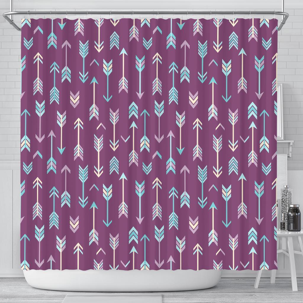 Archery Print Pattern Bathroom Shower Curtain-grizzshop