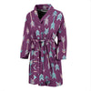 Archery Print Pattern Men Long Robe-grizzshop