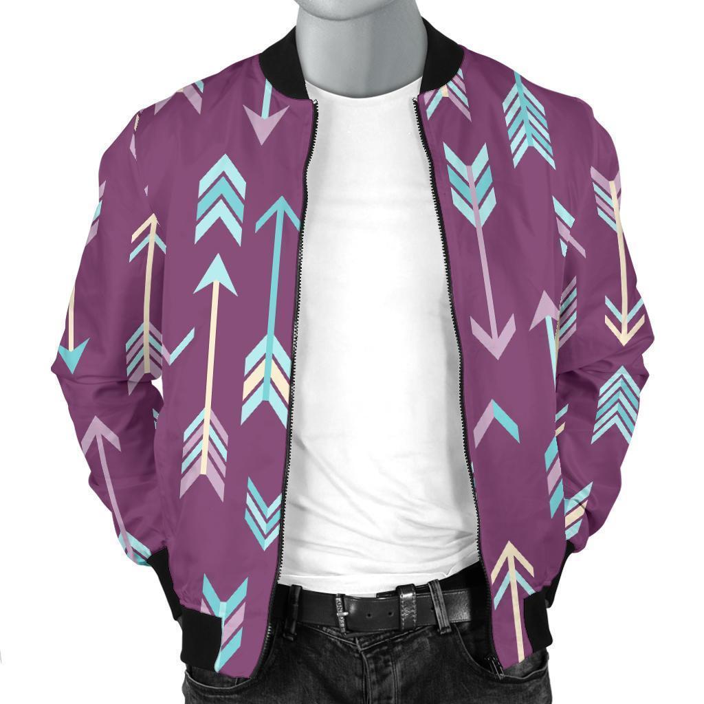 Archery Print Pattern Men's Bomber Jacket-grizzshop