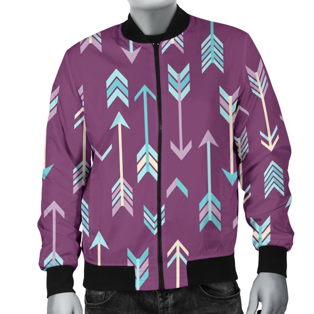 Archery Print Pattern Men's Bomber Jacket-grizzshop