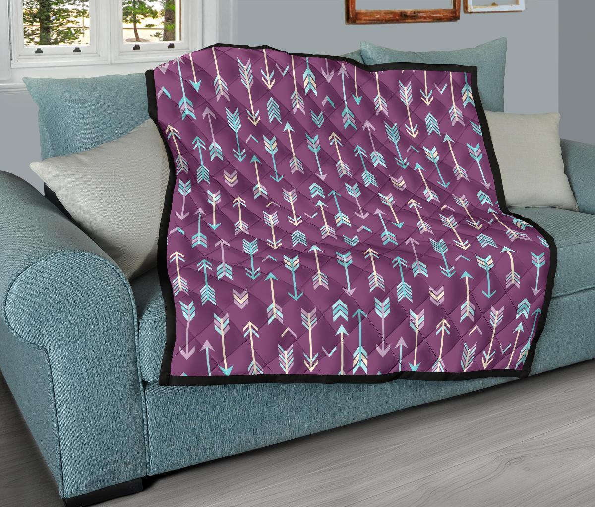 Archery Print Pattern Quilt-grizzshop