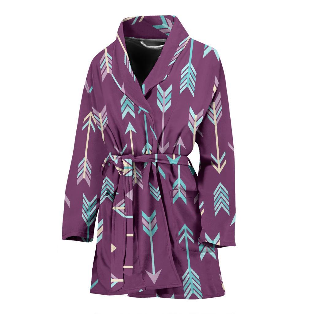 Archery Print Pattern Women Long Robe-grizzshop