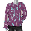 Archery Print Pattern Women's Sweatshirt-grizzshop