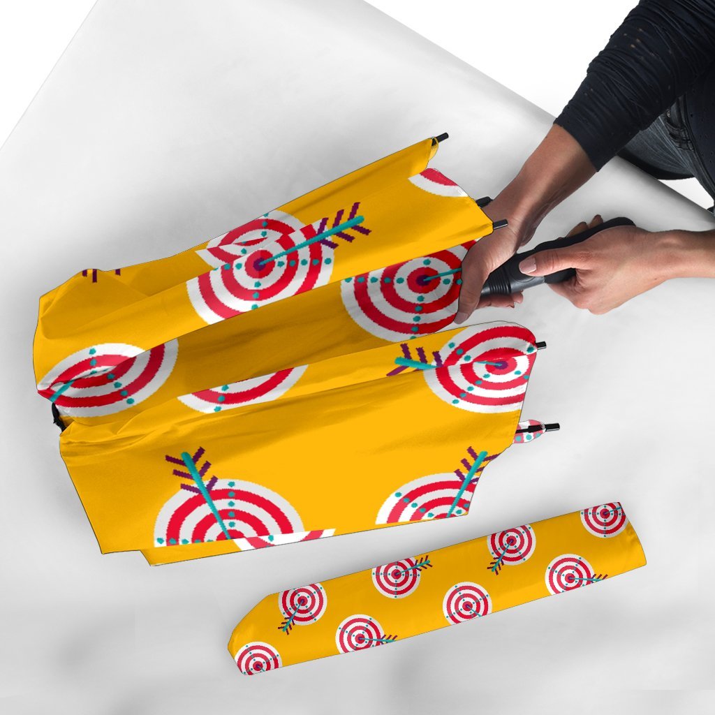 Archery Targets Pattern Print Automatic Foldable Umbrella-grizzshop
