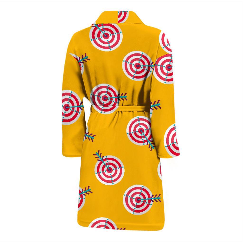 Archery Targets Pattern Print Men Long Robe-grizzshop