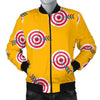 Archery Targets Pattern Print Men's Bomber Jacket-grizzshop