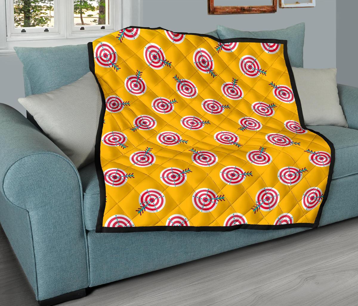 Archery Targets Pattern Print Quilt-grizzshop