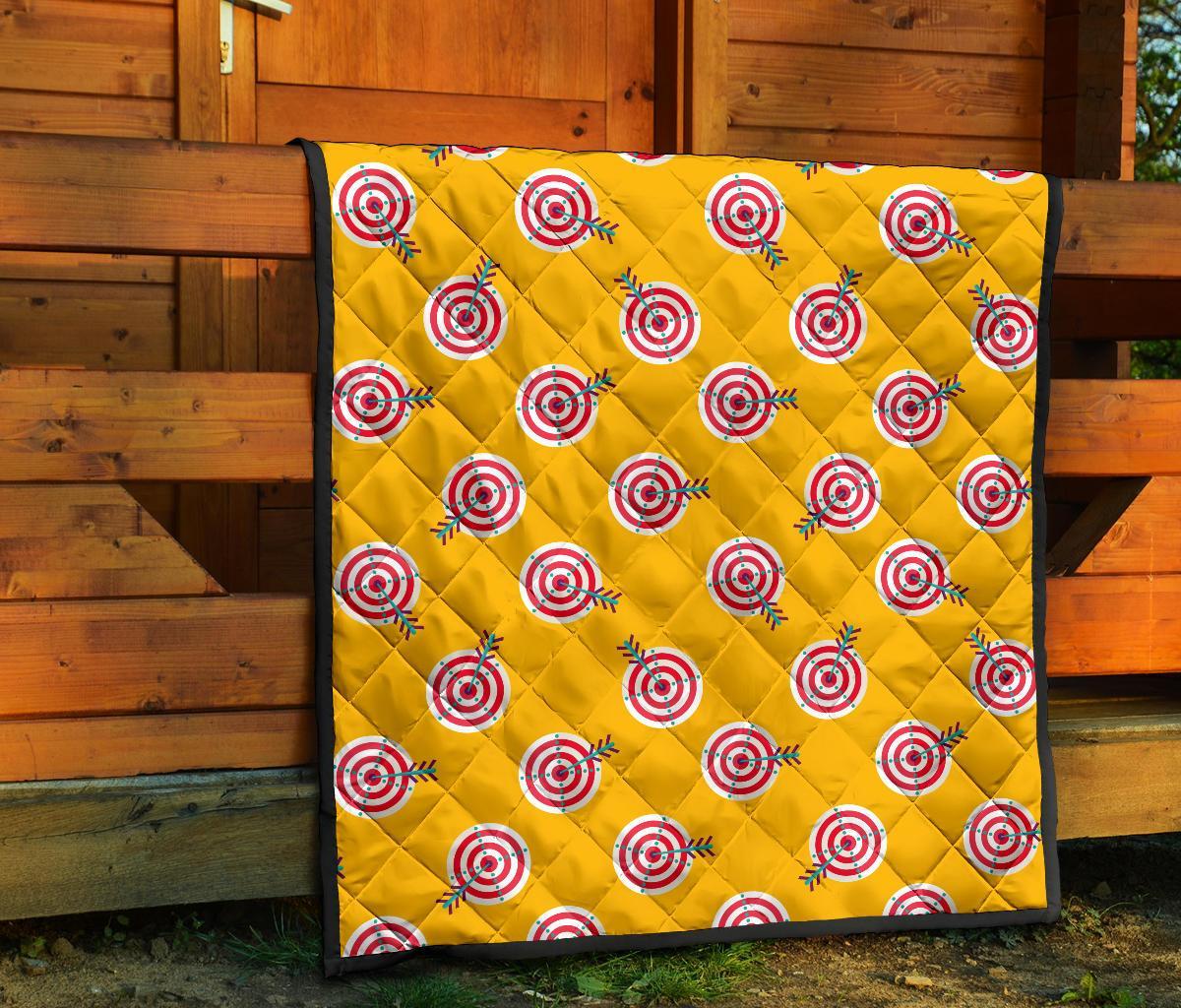 Archery Targets Pattern Print Quilt-grizzshop