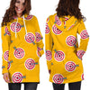 Archery Targets Pattern Print Women Hoodie Dress-grizzshop