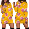 Archery Targets Pattern Print Women Hoodie Dress-grizzshop