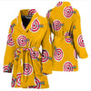 Archery Targets Pattern Print Women Long Robe-grizzshop