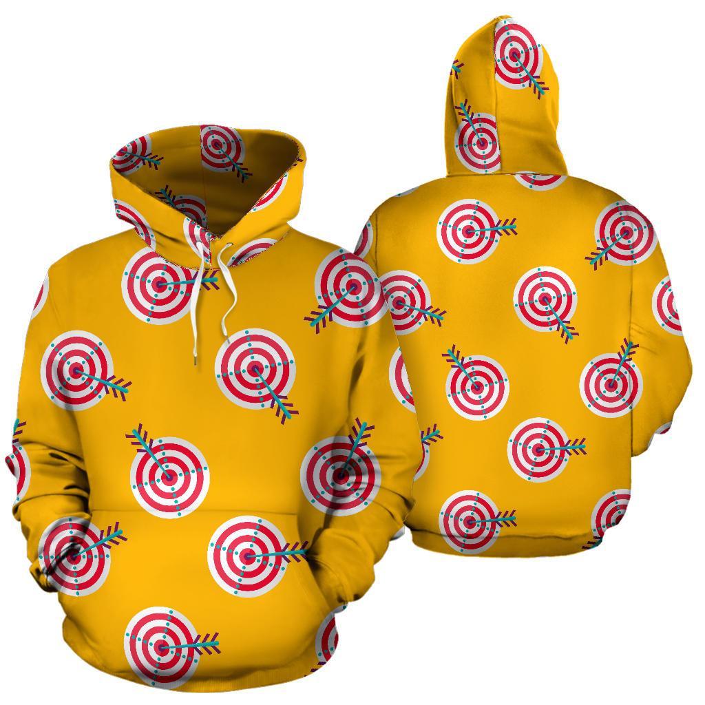 Archery Targets Pattern Print Women Men Pullover Hoodie-grizzshop