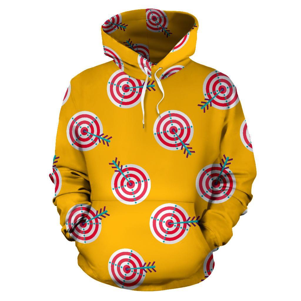 Archery Targets Pattern Print Women Men Pullover Hoodie-grizzshop