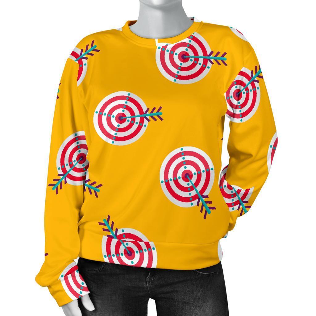 Archery Targets Pattern Print Women's Sweatshirt-grizzshop