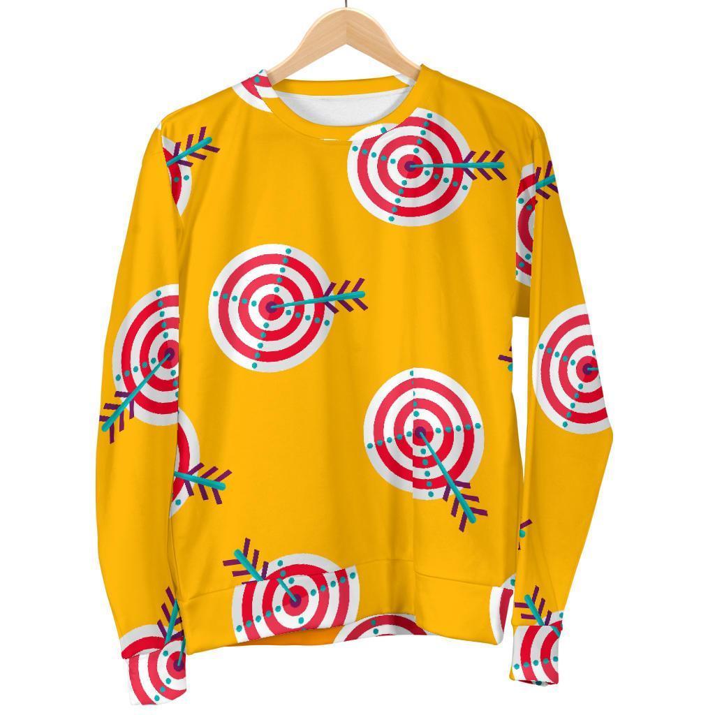 Archery Targets Pattern Print Women's Sweatshirt-grizzshop