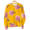 Archery Targets Pattern Print Women's Sweatshirt-grizzshop