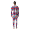 Argyle American Print Pattern Men's Pajamas-grizzshop