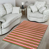 Argyle Christmas Themed Print Pattern Floor Mat-grizzshop