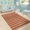 Argyle Christmas Themed Print Pattern Floor Mat-grizzshop