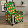 Argyle Saint Patrick's Day Print Pattern Armchair Protector-grizzshop