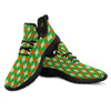 Argyle Saint Patrick's Day Print Pattern Black Athletic Shoes-grizzshop