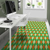 Argyle Saint Patrick's Day Print Pattern Floor Mat-grizzshop