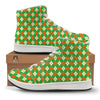 Argyle Saint Patrick's Day Print Pattern High Top Sneakers-grizzshop