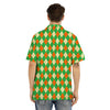 Argyle Saint Patrick's Day Print Pattern Men's Hawaiian Shirt-grizzshop