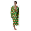 Argyle Saint Patrick's Day Print Pattern Men's Robe-grizzshop