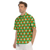 Argyle Saint Patrick's Day Print Pattern Men's Short Sleeve Shirts-grizzshop