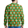 Argyle Saint Patrick's Day Print Pattern Men's Sweatshirt-grizzshop