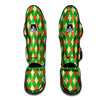 Argyle Saint Patrick's Day Print Pattern Muay Thai Shin Guards-grizzshop