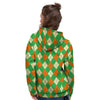 Argyle Saint Patrick's Day Print Pattern Women's Hoodie-grizzshop