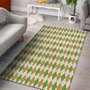 Argyle St Patrick's Day Print Pattern Floor Mat-grizzshop