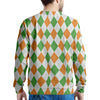 Argyle St Patrick's Day Print Pattern Men's Sweatshirt-grizzshop