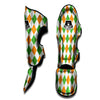 Argyle St Patrick's Day Print Pattern Muay Thai Shin Guards-grizzshop