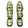 Argyle St Patrick's Day Print Pattern Muay Thai Shin Guards-grizzshop