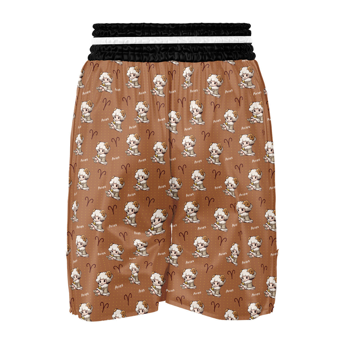 Aries Cute Cartoon Print Pattern Boxing Shorts-grizzshop