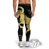 Aries Sign Black And Gold Print Men's Leggings-grizzshop