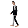 Aries Sign White And Black Print Men's Pajamas-grizzshop