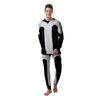 Aries Sign White And Black Print Men's Pajamas-grizzshop