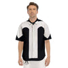 Aries Sign White And Black Print Men's Short Sleeve Shirts-grizzshop