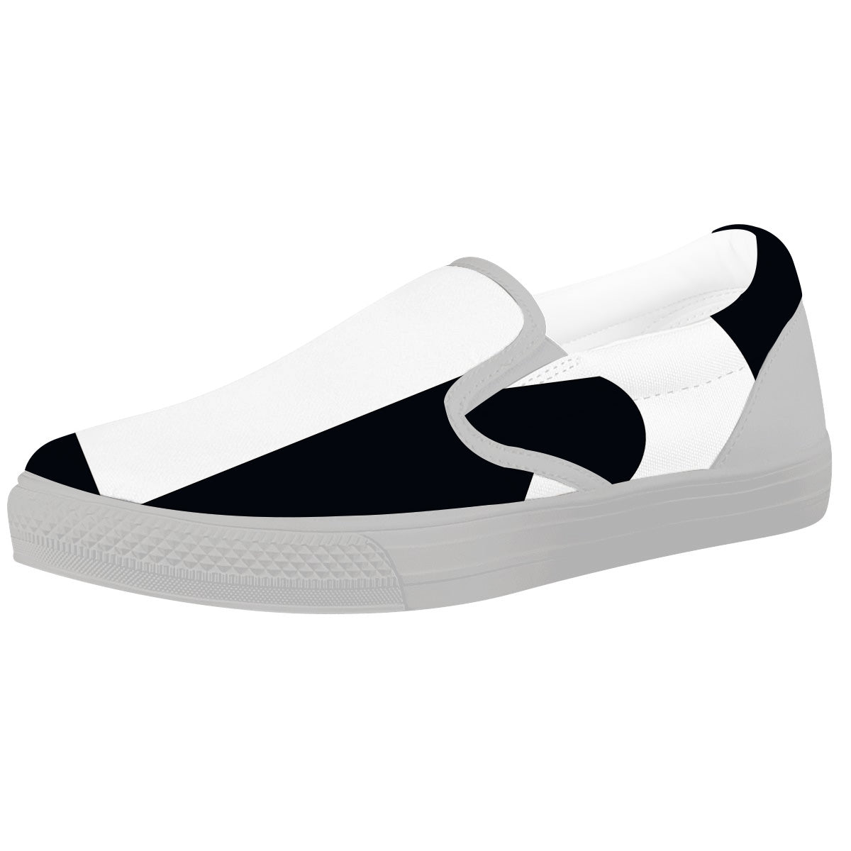 Aries Sign White And Black Print White Slip On Shoes-grizzshop